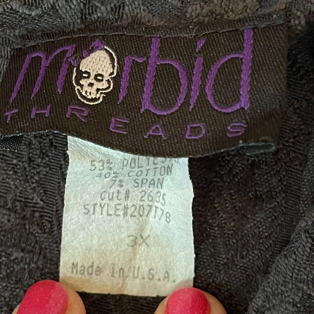 3X Morbid Threads Maxi Skirt - Picture 6 of 8